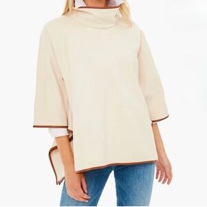 Tuckernuck Piper Poncho with Leather Trim